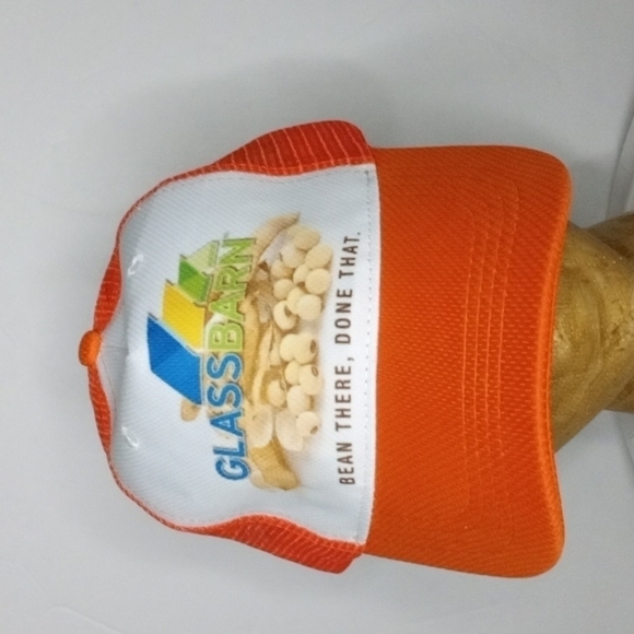 Glass Barn  Bean There Done That, lot of 3 Caps, mash back, adjustable tab, NWOT - Picture 2 of 7